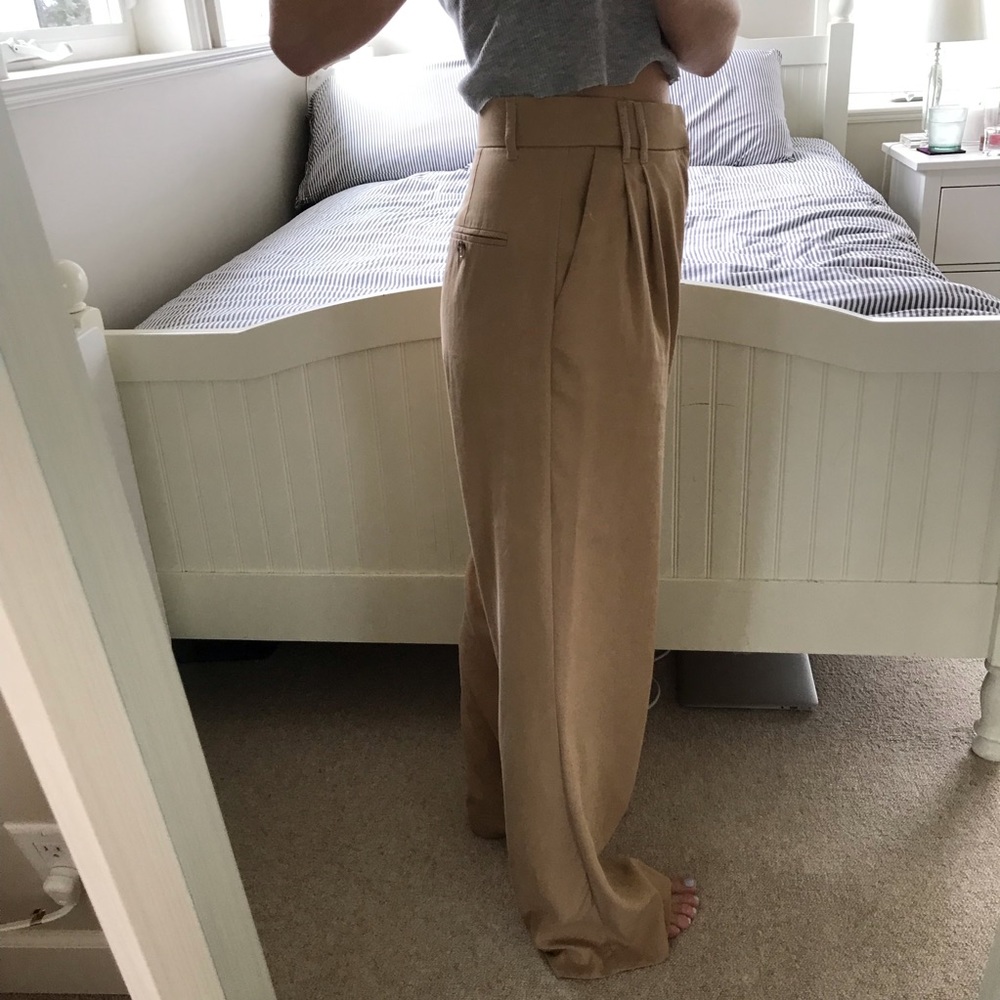 Zara beige work / dress pants - medium
